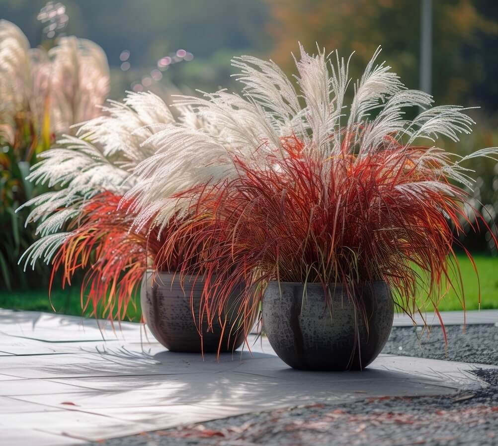 Miscanthus sinensis Lady in Red Miscanthus sinensis Lady in Red