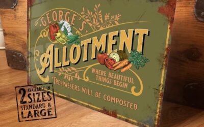 Personalised Allotment Sign