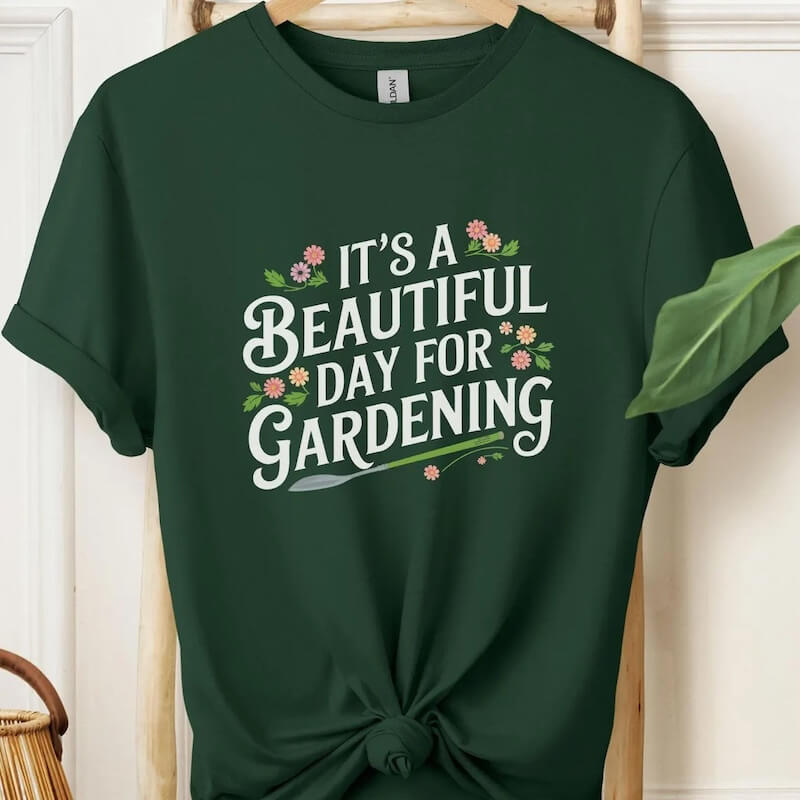 It’s a Beautiful Day for Gardening Shirt Design