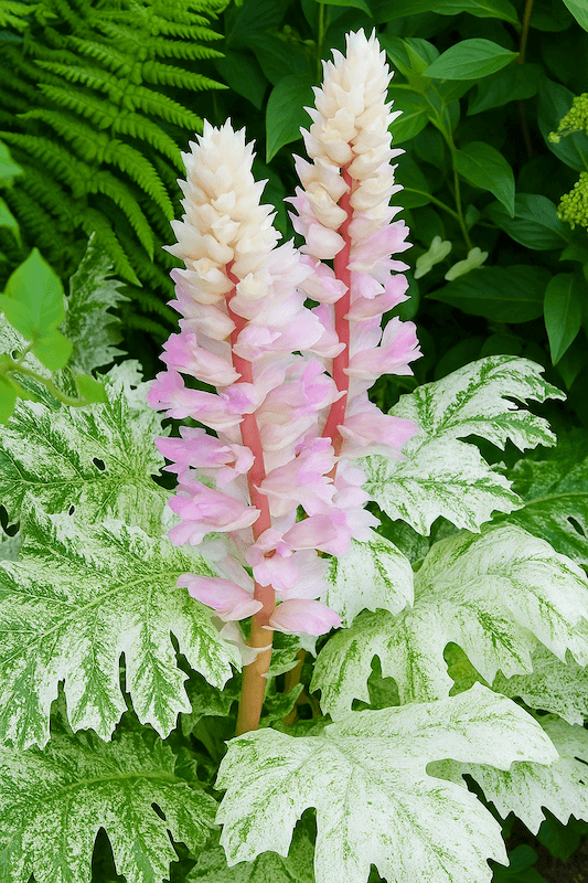 Acanthus mollis Snowstorm Flowering Acanthus mollis Snowstorm